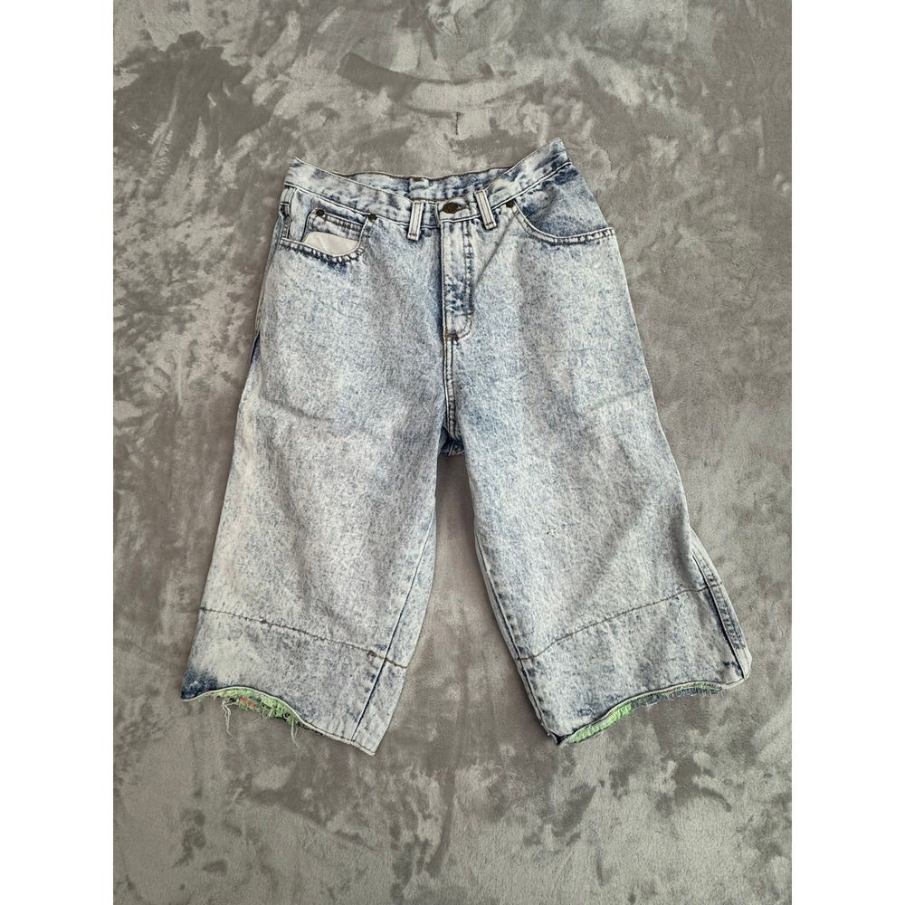 ZENA Acid Wash Denim Cropped‎ Jeans Women's Size 13